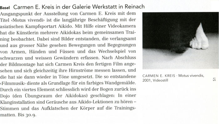 Text von AZW, 2001